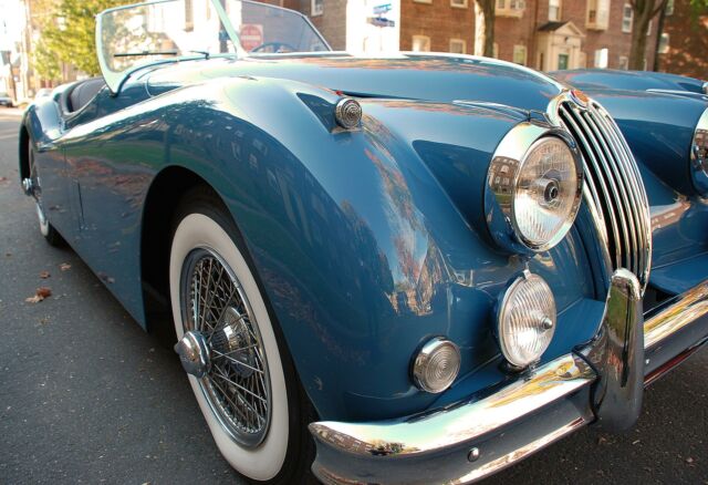1956 Blue Jaguar XK --