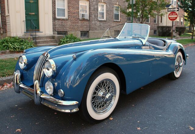 1956 Blue Jaguar XK --