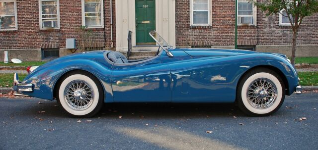 1956 Blue Jaguar XK --