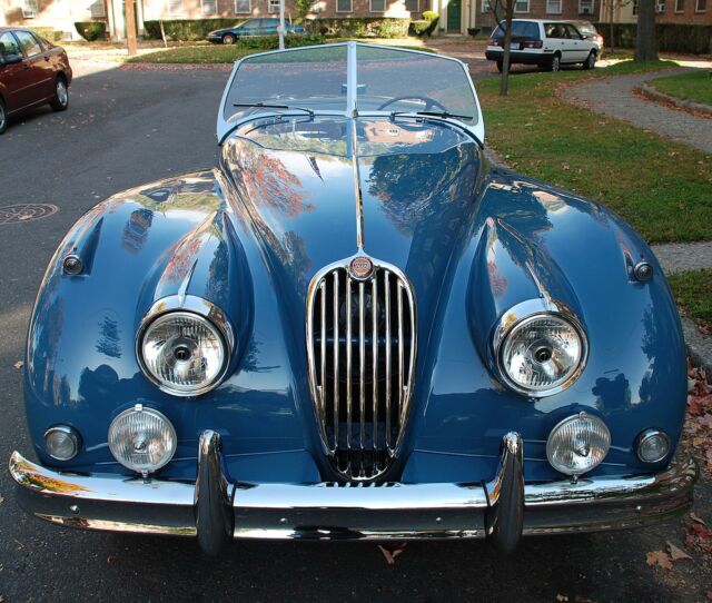 1956 Blue Jaguar XK --