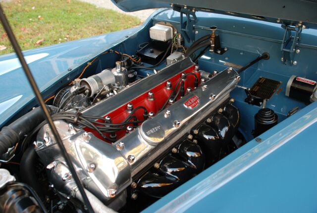 1956 Blue Jaguar XK --