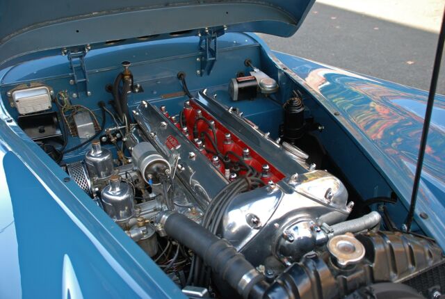 1956 Blue Jaguar XK --