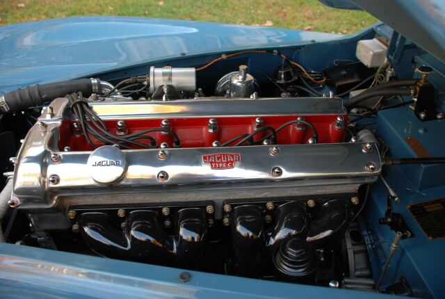 1956 Blue Jaguar XK --