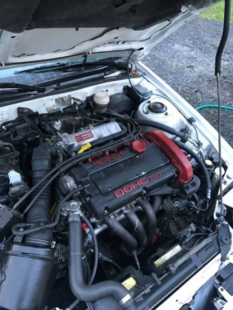 1990 White Plymouth Laser Hatchback