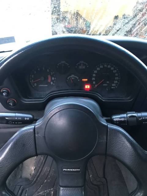 1990 White Plymouth Laser Hatchback