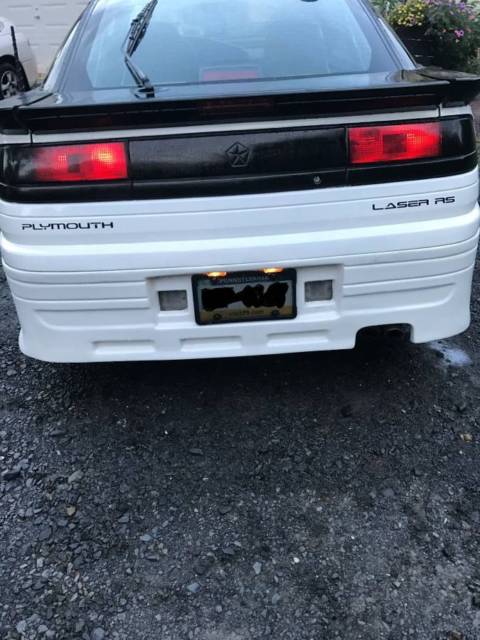 1990 White Plymouth Laser Hatchback