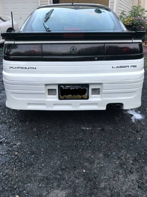 1990 White Plymouth Laser Hatchback