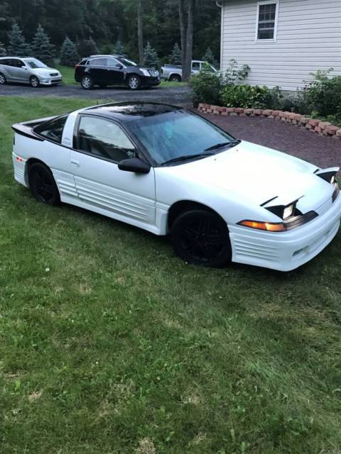 1990 White Plymouth Laser Hatchback