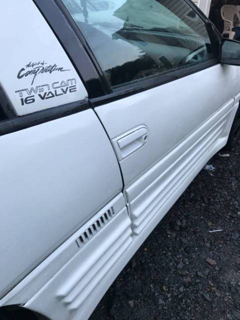1990 White Plymouth Laser Hatchback