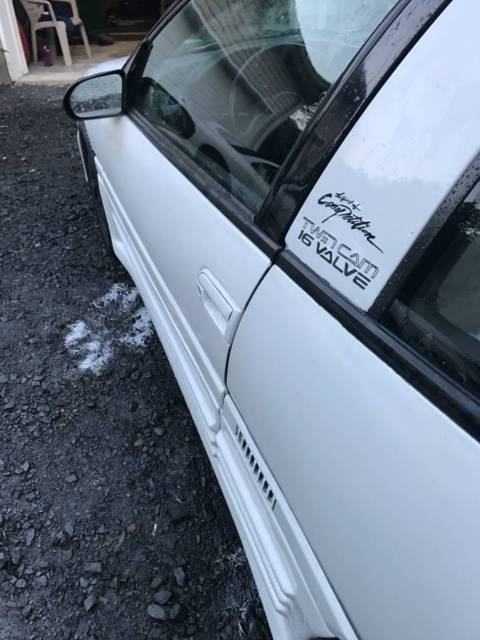 1990 White Plymouth Laser Hatchback