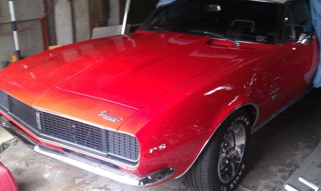 1967 Red Chevrolet Camaro Convertible