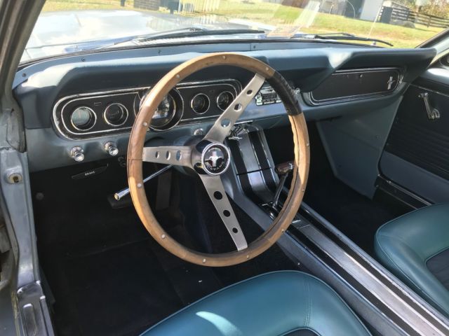 1966 Blue Ford Mustang Coupe