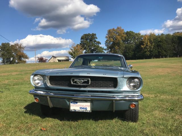 1966 Blue Ford Mustang Coupe