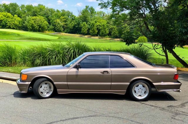 1988 Brown Mercedes-Benz 500-Series Coupe