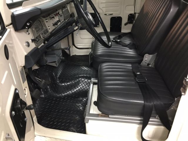 1970 Cream Toyota Land Cruiser SUV