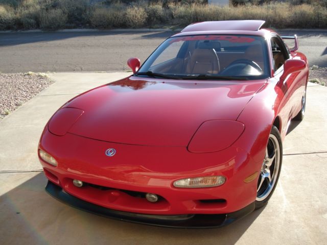 1993 Red Mazda RX-7 Coupe