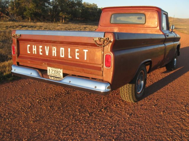 1965 Burgundy Chevrolet C-10 Standard Cab Pickup