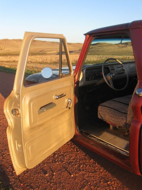 1965 Burgundy Chevrolet C-10 Standard Cab Pickup