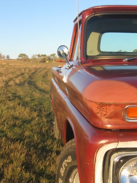 1965 Burgundy Chevrolet C-10 Standard Cab Pickup