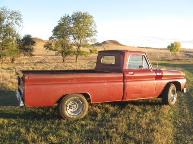 1965 Burgundy Chevrolet C-10 Standard Cab Pickup