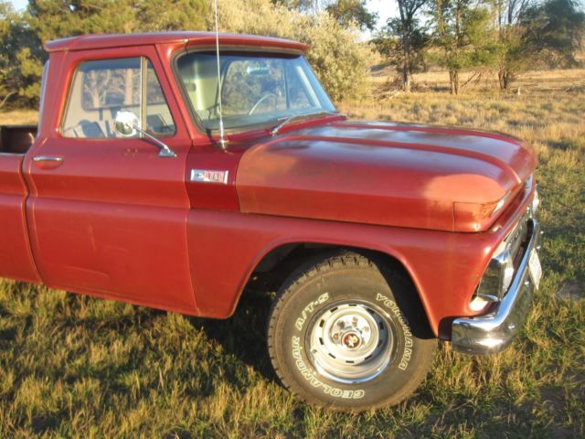 1965 Burgundy Chevrolet C-10 Standard Cab Pickup