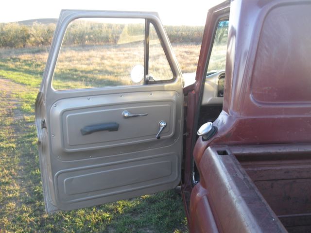 1965 Burgundy Chevrolet C-10 Standard Cab Pickup