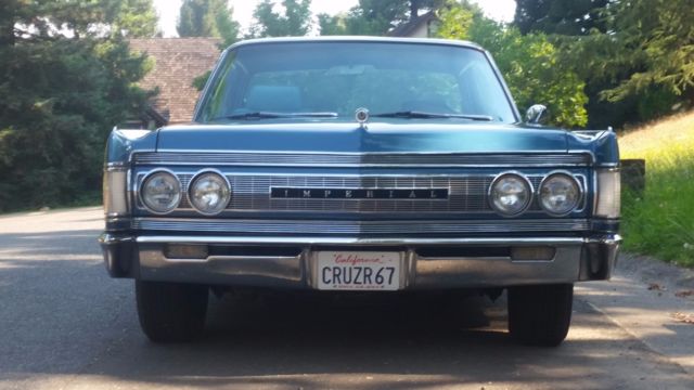 1967 Blue Chrysler Imperial Coupe
