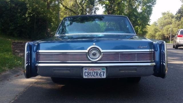 1967 Blue Chrysler Imperial Coupe