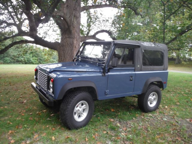 1994 Blue Land Rover Defender Convertible