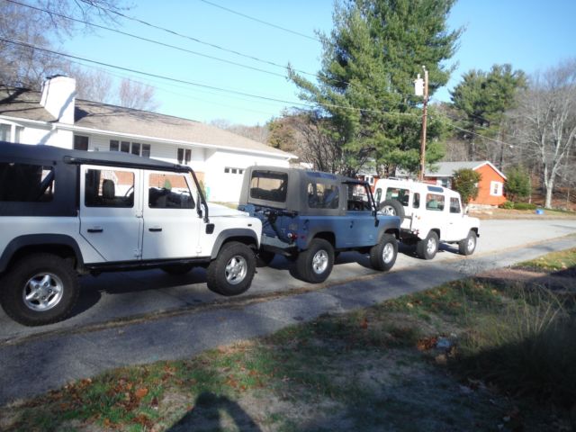 1994 Blue Land Rover Defender Convertible