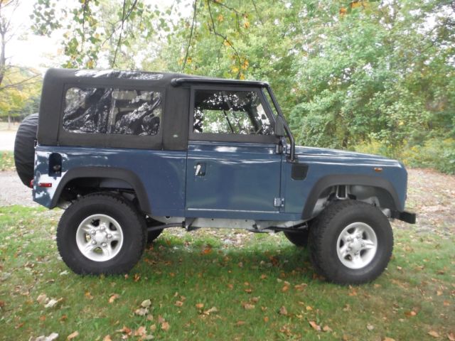 1994 Blue Land Rover Defender Convertible