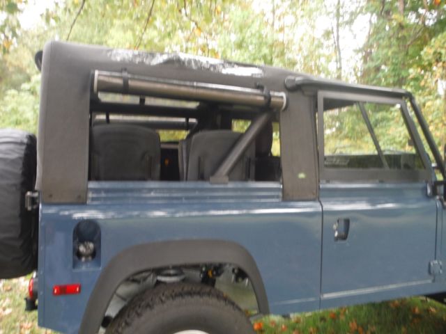1994 Blue Land Rover Defender Convertible