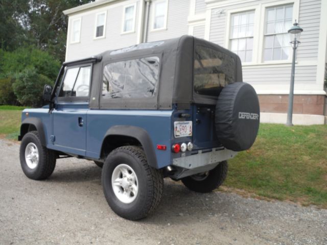 1994 Blue Land Rover Defender Convertible