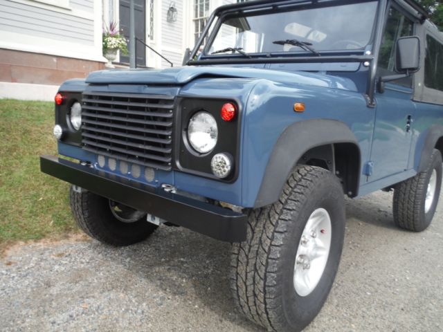 1994 Blue Land Rover Defender Convertible