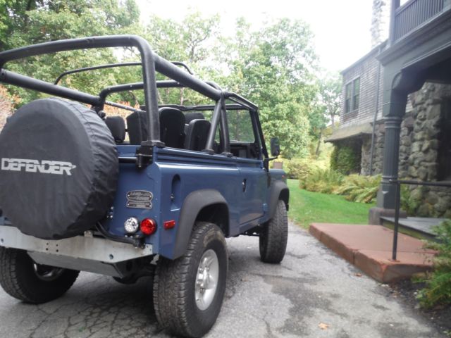 1994 Blue Land Rover Defender Convertible