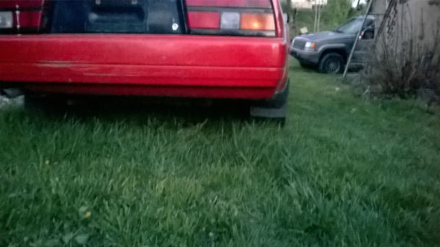 1986 Red/ primer Nissan 300ZX Coupe