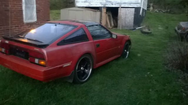 1986 Red/ primer Nissan 300ZX Coupe