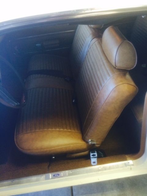 1970 White Ford Torino 2 doo coupe