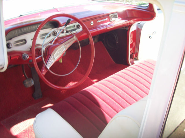 1958 RED and White Chevrolet Other Wagon