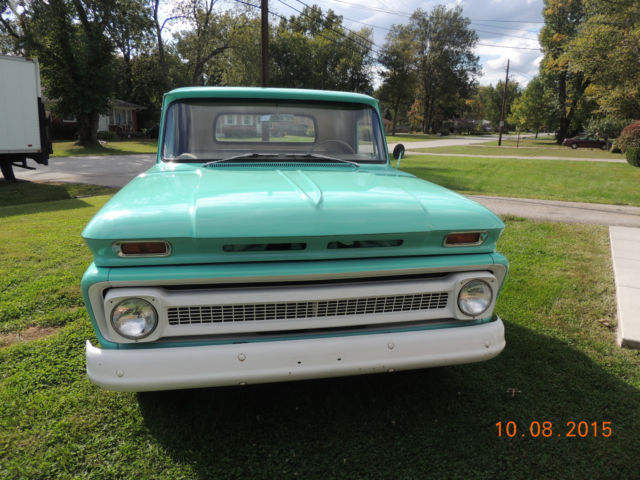 1965 light green Chevrolet C-10 Standard Cab Pickup