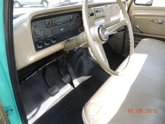 1965 light green Chevrolet C-10 Standard Cab Pickup