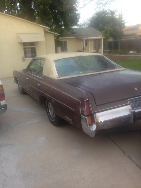 1977 Brown Chrysler New Yorker 4 Door Hardtop