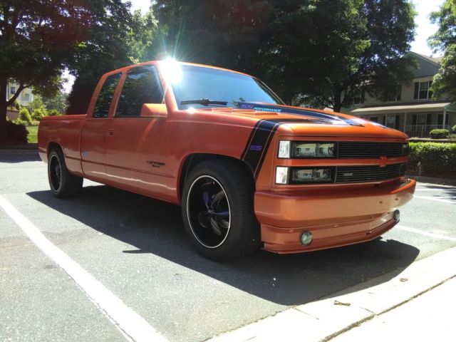 1992 Orange Chevrolet Other Pickups Extended Cab Pickup