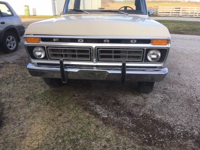 1977 Red and white Ford F-250 Standard Cab Pickup