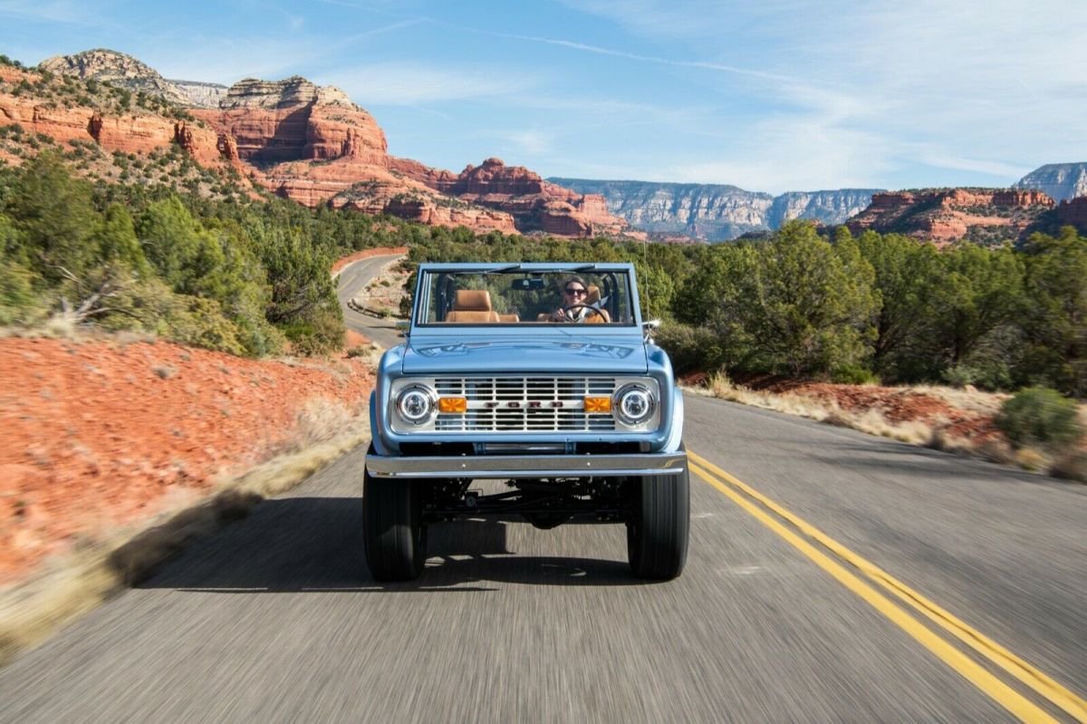 1966 Brittany blue Ford Bronco SUV