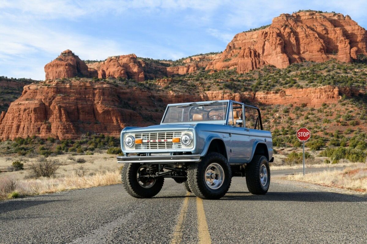 1966 Brittany blue Ford Bronco SUV