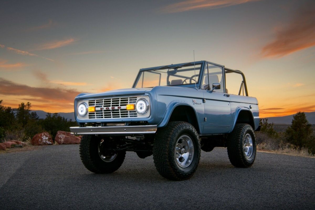 1966 Brittany blue Ford Bronco SUV