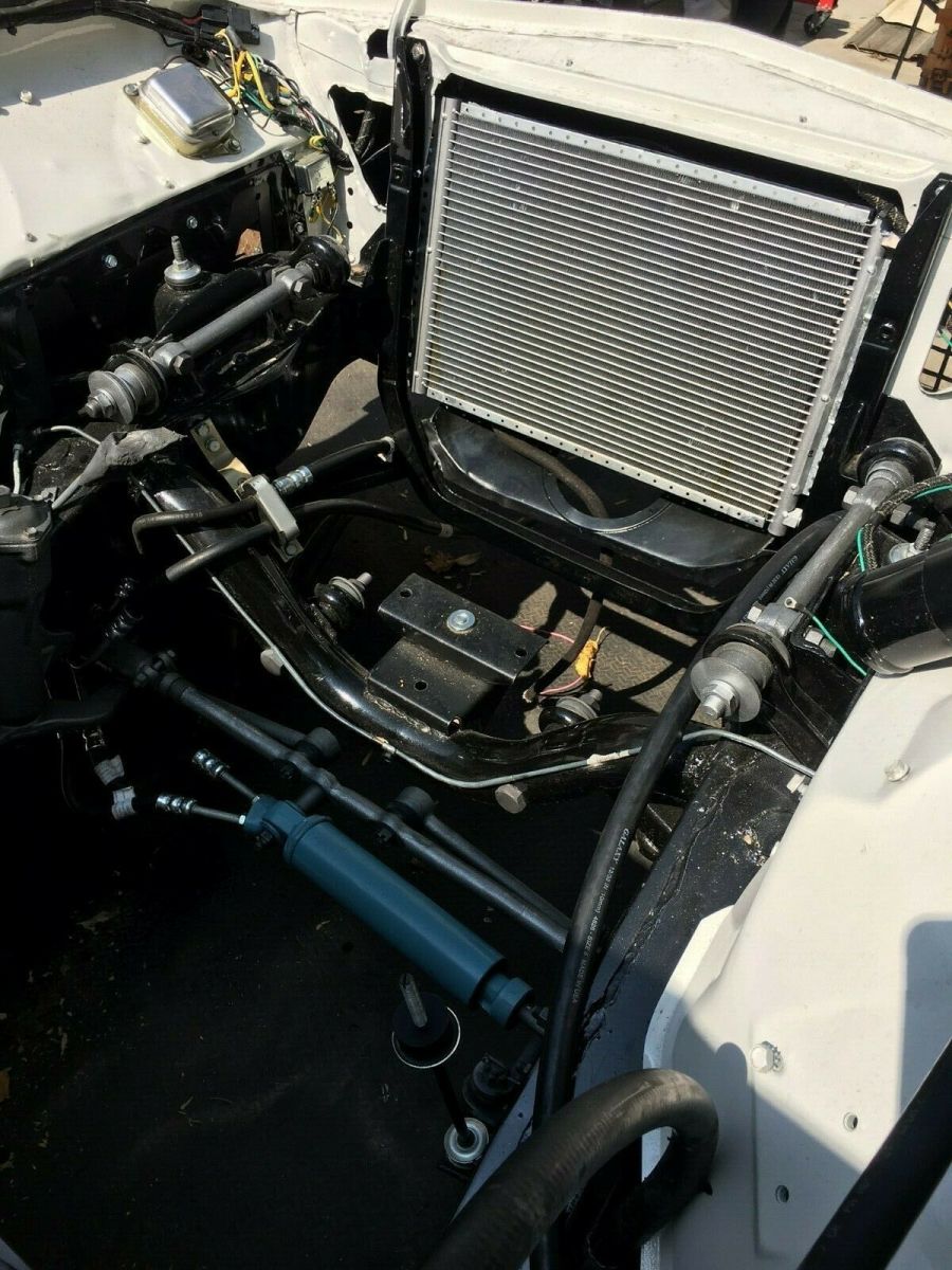 1956 White Ford Thunderbird Convertible