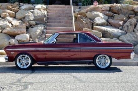 1965 LASER STRAIGHT CUSTOM RED METALLIC Ford Falcon Coupe