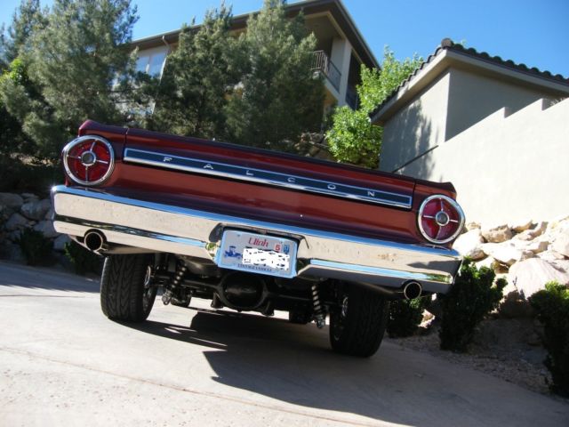 1965 LASER STRAIGHT CUSTOM RED METALLIC Ford Falcon Coupe